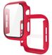 Чехол-накладка DK Пластик Soft-Touch Glass Full Cover для Apple Watch 38mm (red) 013784-126 фото 1