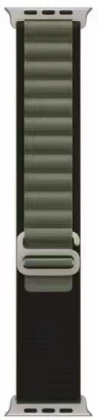 Ремінець DK Polyester Alpine Loop для Apple Watch 42 / 44 / 45 / 49 mm (black / green) 015586-962 фото