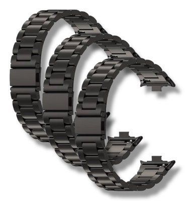 Ремешок 3шт CDK для Xiaomi Mi Band 8 Pro | Metal Fitlink Steel Band (017764) (black) 022013-124 фото