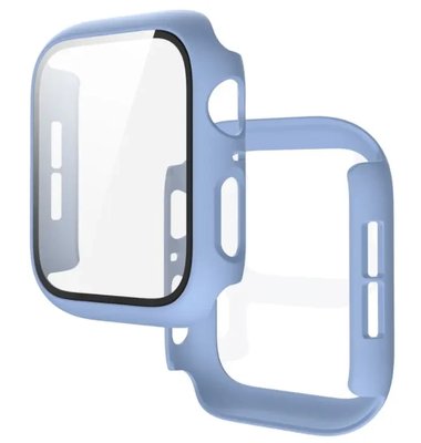 Чехол-накладка DK Пластик Soft-Touch Glass Full Cover для Apple Watch 38mm (lilac) 013784-130 фото