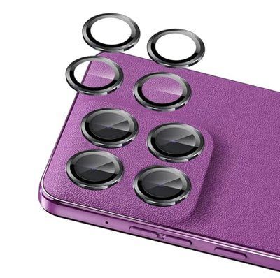 Защитное стекло DK для Motorola Edge 60 Pro | на камеру Lens Metal Ring Eagle Eye (022525) (black) 022525-062 фото