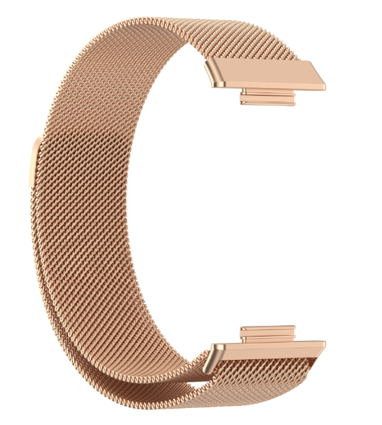 Ремінець DK Metal Milanese Loop Magnetic для Huawei Watch Fit 2 (rose gold) 014818-229 фото