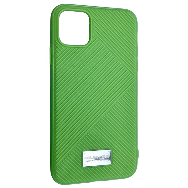 Чехол-накладка Silicone Molan Cano Jelline Bumper для Apple iPhone 11 Pro Max (tea green) 09849-694 фото