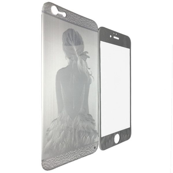Защитное стекло Балерина для Apple iPhone 6 / 6S (silver) 01648 фото