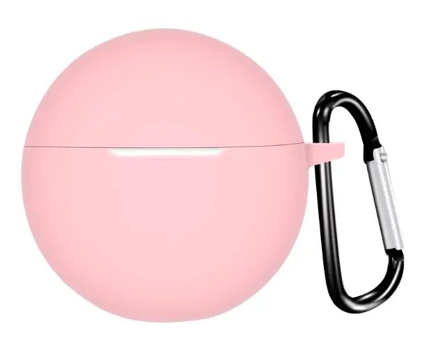 Чехол-накладка CDK Silicone Candy Friendly с карабином для Oppo Enco Air 2i (016044) (pink) 016711-068 фото