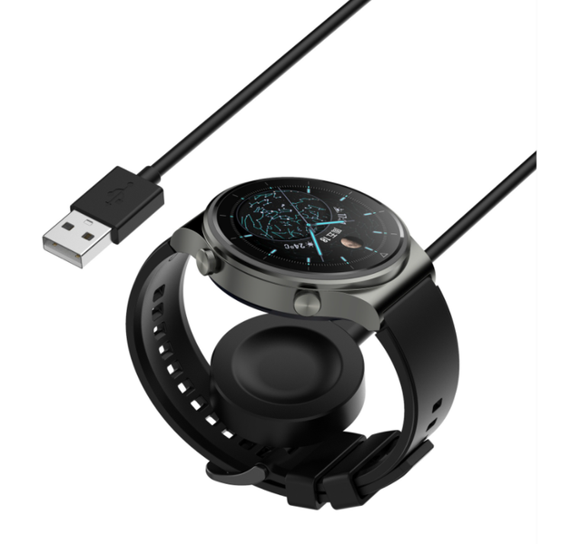 Зарядное устройство DK кабель (1m) USB для Huawei Watch GT 2 Pro 46mm (013562) (black) 013562-124 фото