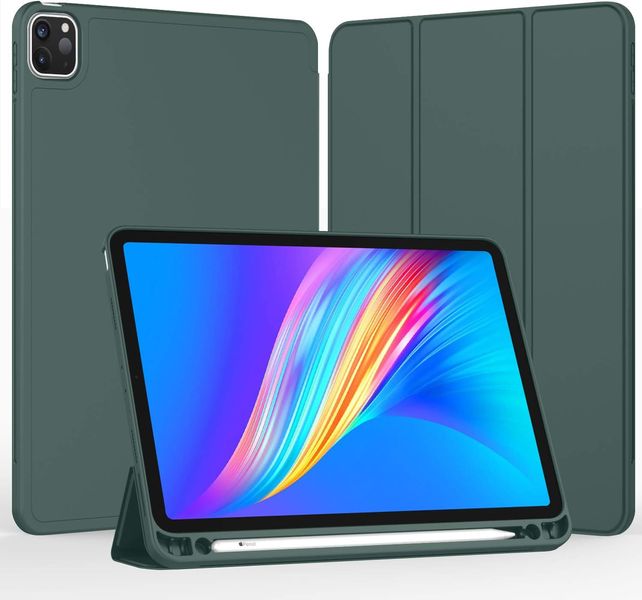 Чехол-книжка CDK кожа силикон Smart Cover Слот Стилус для Apple iPad Pro 12.9" 6gen 2022 (011191) (green) 014973-033 фото