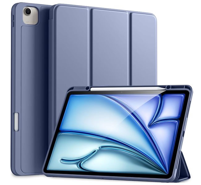 Чохол-книжка DK для Apple iPad Air 13" M2 2024 Екошкіра силікон Smart Case Слот під стилус (017899) (lavender grey) 017899-032 фото