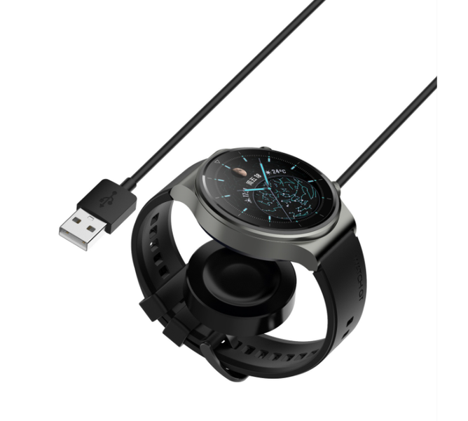 Зарядний пристрій кабель DK (1m) USB Huawei Watch GT 2 Pro 46mm (black) 013562-124 фото