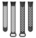 Ремешок DK Silicone Sport Band Nike для Xiaomi Mi Band 8 (black / grey) 015815-960 фото 3