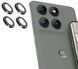 Защитное стекло DK для Motorola Edge 60 Pro | на камеру Lens Metal Ring Eagle Eye (022525) (black) 022525-062 фото 3