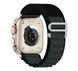 Ремешок DK Polyester Alpine Loop для Apple Watch 42 / 44 / 45 / 49mm (black / green) 015586-962 фото 1