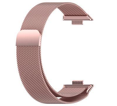 Ремінець CDK для Huawei Watch Fit 4 Pro | Metal Milanese Loop Magnetic (017793) (pink rose) 020990-328 фото