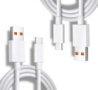 Кабель 2шт CDK Data Cable Turbo/Hyper Charge 120W 1m USB на Type-C / USB-C для Xiaomi (OEM) (015276) (white) 023076-407 фото