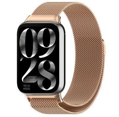Ремешок CDK для Xiaomi Mi Smart Band 9 Pro | Metal Milanese Loop Magnetic (017123) (rose gold) 018663-229 фото