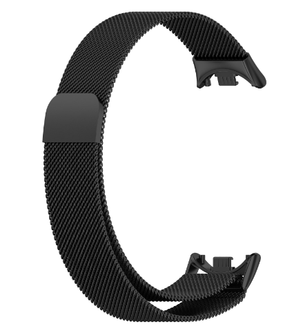 Ремінець DK Metal Milanese Loop Magnetic для Xiaomi Mi Band 8 (black) 015814-124 фото