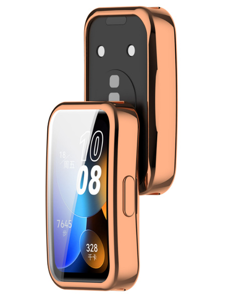 Чехол-накладка DK Silicone Face Case для Huawei Band 8 (rose gold) 016324-229 фото