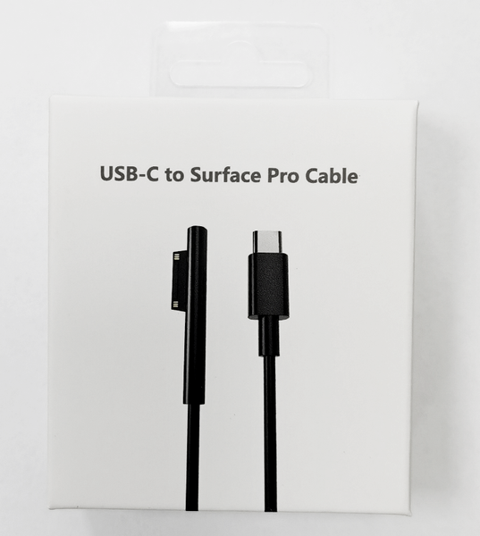 Кабель DK 180 см Cable Type-C / USB-C для Microsoft Surface Go / Book / Laptop / Pro (black) 015541-693 фото