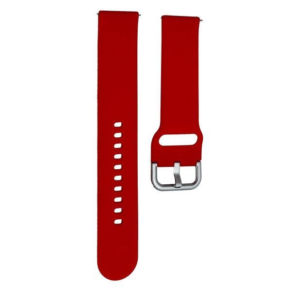 Ремешок CDK для Globex Smart Watch Me3 | "L" 20mm Silicone Sport Band Classic (09651) (red) 019845-126 фото