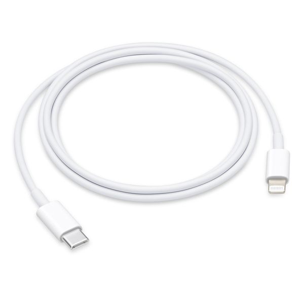 Кабель USB-C на Lightning (1 m) для Apple (OEM) (white) 09468-407 фото