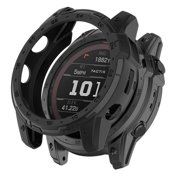 Чехол-бампер DK Силикон Outlines для Garmin Tactix 7 (015830) (black) 015830-124 фото