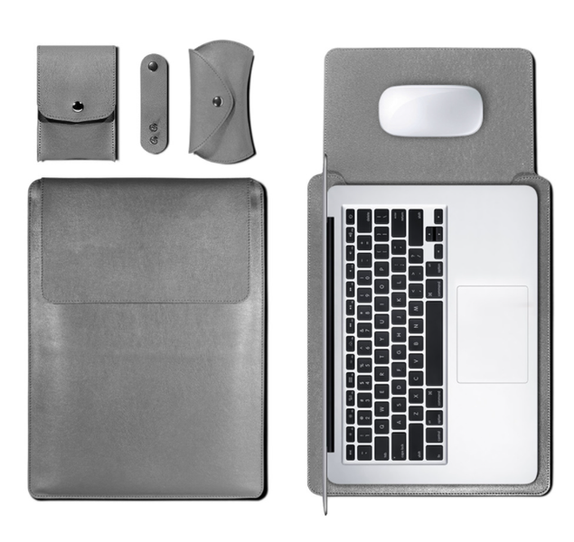 Чехол-конверт CDK Leather 4в1 Envelope Kit для Apple MacBook Air 13" Retina 202 (013510) (black) 014412-690 фото