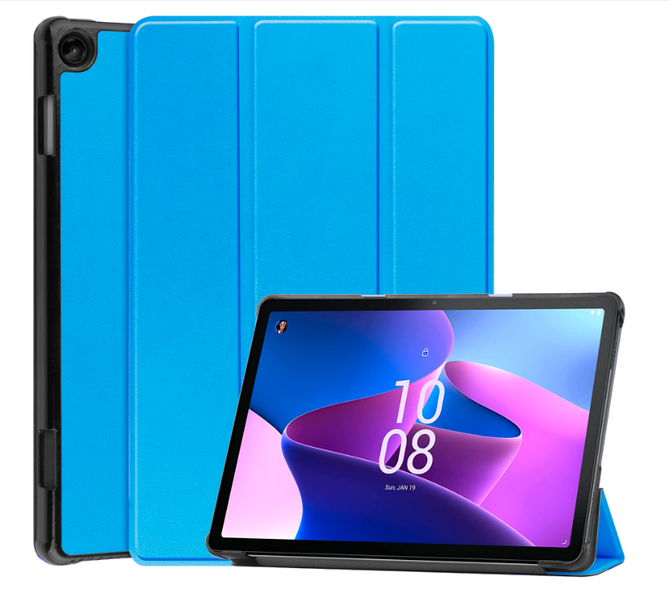 Чехол-книжка DK Эко-кожа пластик Smart Case для Lenovo Tab M10 HD Gen 3 (TB-325 / TB-328) (sky blue) 015797-046 фото