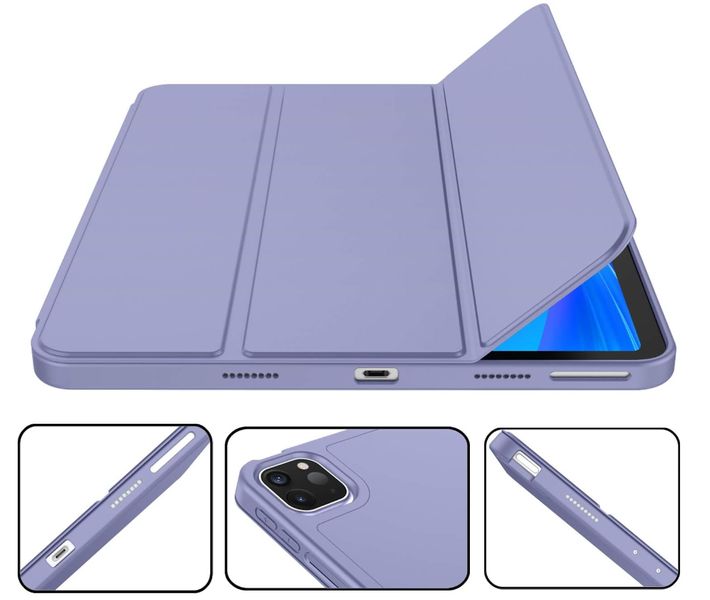 Чехол-книжка CDK для Apple iPad Air 11" M2 2024 Эко-кожа силикон Smart Case Слот Стилус (011190) (lavender 017804-032 фото