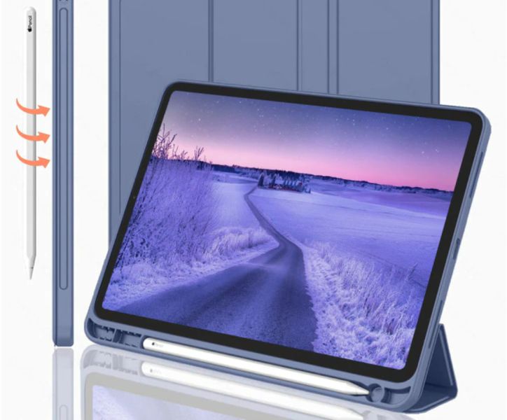 Чехол-книжка CDK для Apple iPad Air 11" M2 2024 Эко-кожа силикон Smart Case Слот Стилус (011190) (lavender 017804-032 фото