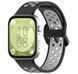 Ремінець 3 шт CDK для Huawei Watch Fit 4 | Silicone Sport Band Nike (017791) (black / grey) 022005-960 фото 3