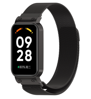 Ремешок CDK Metal Milanese Loop Magnetic для Xiaomi Mi Band 8 Active (016244) (black) 017150-124 фото