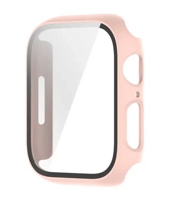 Чохол-накладка DK Пластик Soft-Touch Glass Full Cover для Apple Watch 44mm (pink) 011426-373 фото