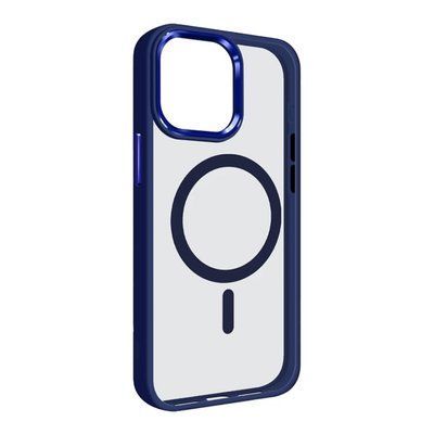 Чехол-накладка DK для Apple iPhone 14 | MagSafe Composite Metal Edge (blue) 018522-077 фото