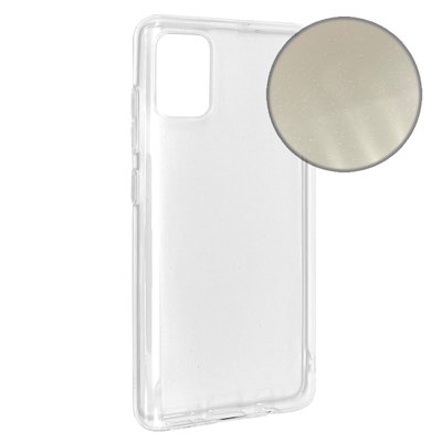 Чехол-накладка Silicone Molan Cano Jelly Glitter Clear Case для Samsung Galaxy A31 (SM-A315) (clear) 010690-114 фото