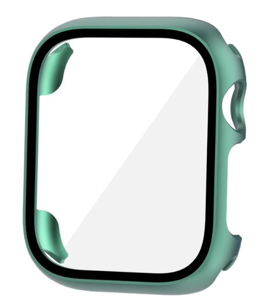 Чохол-накладка DK Пластик Soft-Touch Glass Full Cover для Apple Watch 41 mm (015071) (green) 015071-133 фото