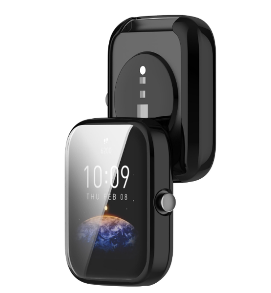 Чохол-накладка DK Silicone Face Case для Xiaomi Amazfit Bip 3 / 3 Pro (black) 015825-124 фото