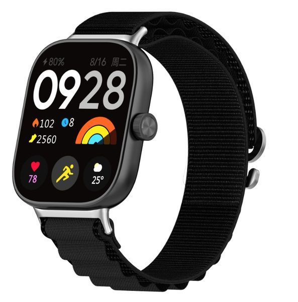 Ремінець CDK для Xiaomi Mi Smart Band 9 Pro | Polyester Alpine Loop (018837) (black) 018841-124 фото