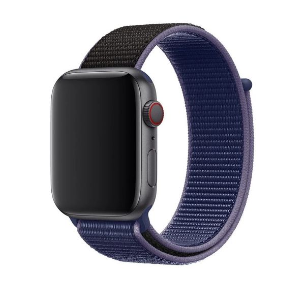 Ремінець DK Nylon Sport Loop для Apple Watch 42 / 44 / 45 / 49 mm (midnight blue black) 09038-067 фото