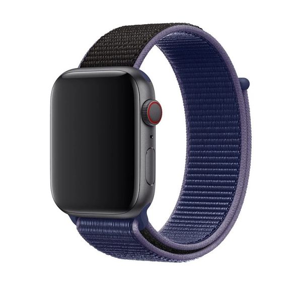 Ремешок DK Nylon Sport Loop для Apple Watch 42 / 44 / 45 / 49mm (midnight blue black) 09038-067 фото