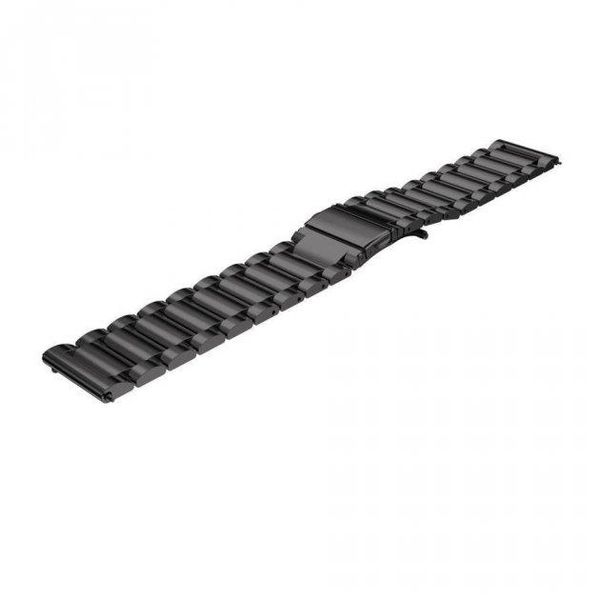 Ремінець DK Metal Fitlink Steel Watch Band 20mm для Смарт-Годин Huawei, Samsung, Xiaomi (012873) (black) 012873-124 фото