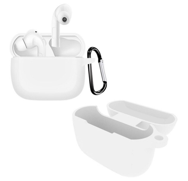 Чехол-накладка DK Silicone Candy Friendly с карабином для Xiaomi ZMI PurPods Pro (TW100ZM) (white) 012079-066 фото