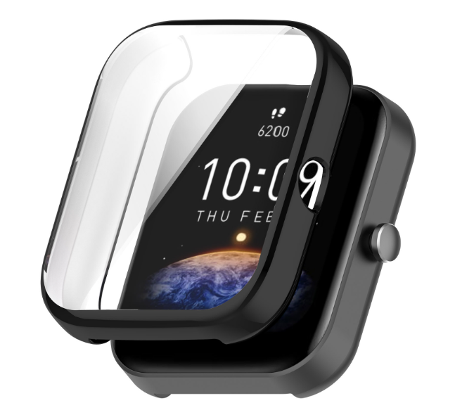 Чехол-накладка DK Silicone Face Case для Xiaomi Amazfit Bip 3 / 3 Pro (black) 015825-124 фото