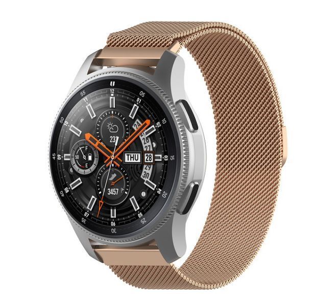 Ремешок CDK для Garmin Forerunner 570 42mm | 20mm Metal Milanese Loop Magnetic (09649) (rose gold) 021744-229 фото