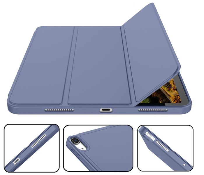 Чехол-книжка CDK для Apple iPad Air 11" M2 2024 | Эко-кожа силикон Smart Case Слот Стилус (015026) (lavender 017805-032 фото