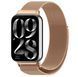 Ремешок 2шт DK для Xiaomi Mi Band 8 Pro | Metal Milanese Loop Magnetic (017123) (rose gold) 022310-229 фото 2