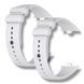 Ремінець 2 шт CDK для Xiaomi Mi Smart Band 9 Pro | Silicone Sport Band (017124) (grey) 022137-385 фото 1