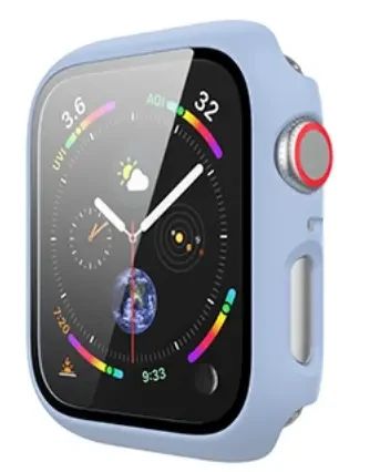 Чехол-накладка DK Пластик Soft-Touch Glass Full Cover для Apple Watch 42mm (lilac) 011428-130 фото