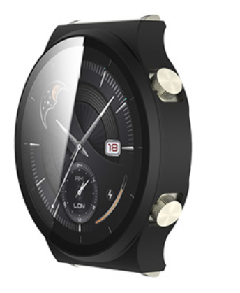 Чехол-накладка DK Пластик Gloss Стекло Full Cover для Huawei Watch GT 2 Pro 46mm (black) 016252-124 фото