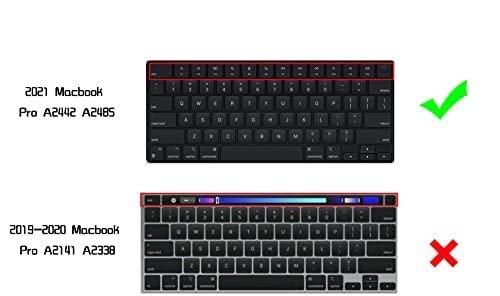 Накладка силикон на клавиатуру для Apple MacBook Pro 16" A2485 (2021) UK (013303) (black) 013303-690 фото
