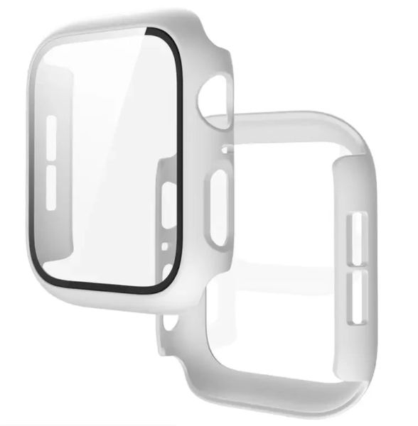 Чохол-накладка DK Пластик Soft-Touch Glass Full Cover для Apple Watch 38mm (white) 013784-127 фото